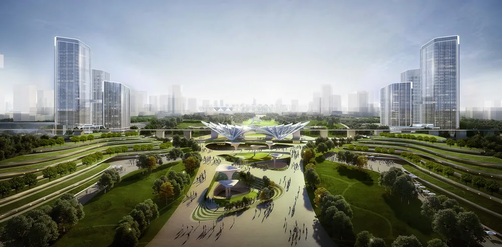 BIM Architecture | China Merchants Shekou Xi'an Silk Road Center/Shanghai Sanyi