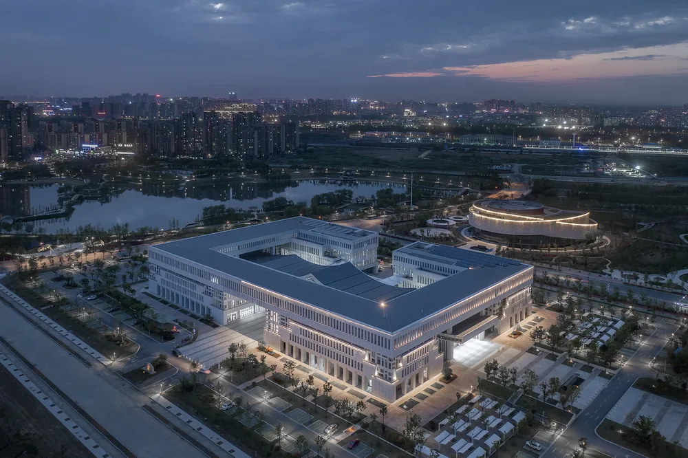 BIM Architecture | Feidong County Government Service Center/Shanghai Huadu Construction (HDD)