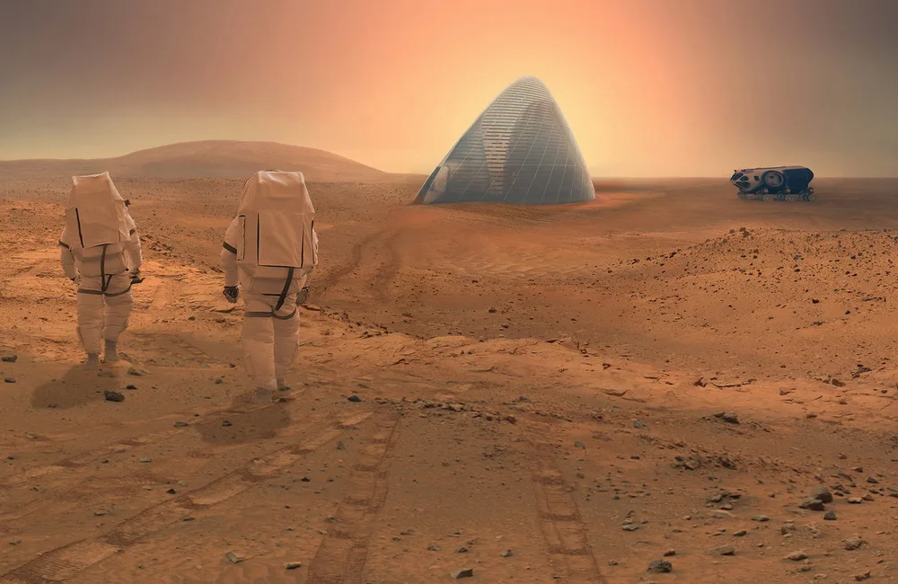 BIM Architecture | CAA LAB | Future Human Habitat | Mars, Here We Are!