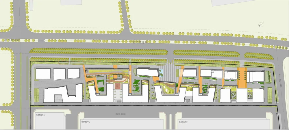 BIM Architecture | China's First Professional E-commerce Industrial Park: Cainiao Jinyi E-commerce Industrial Park/Zhubo Design · Beijing Company