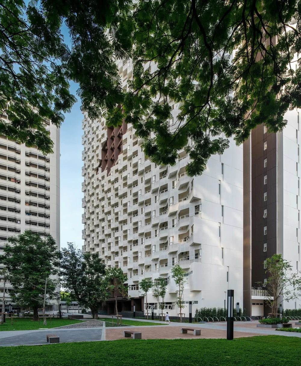BIM Architecture | White Angel's Skyscraper Courtyard Dormitory Building/Plan Architect