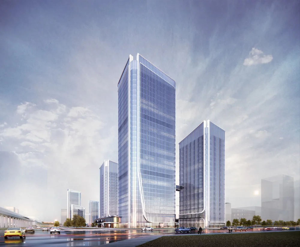 BIM Architecture | China Merchants Shekou Xi'an Silk Road Center/Shanghai Sanyi