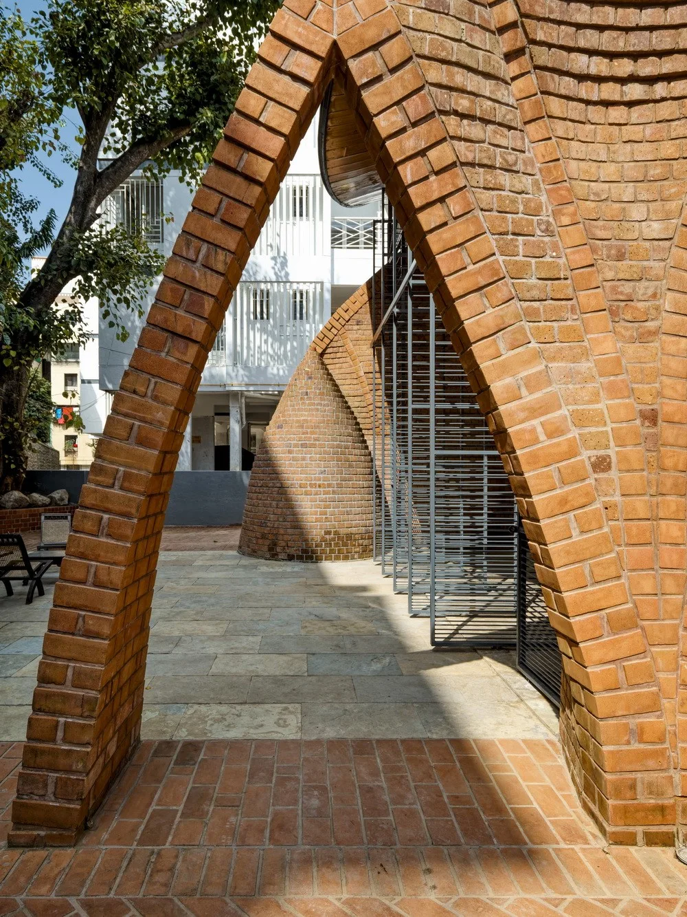 BIM Architecture | Red Oasis in Reinforced Cement/PMA Madhushhala