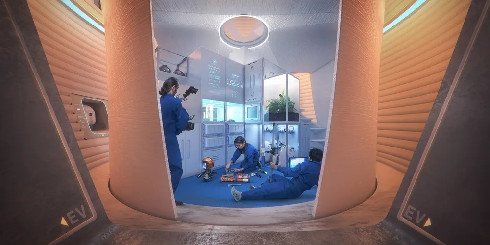 BIM Architecture | CAA LAB | Future Human Habitat | Mars, Here We Are!
