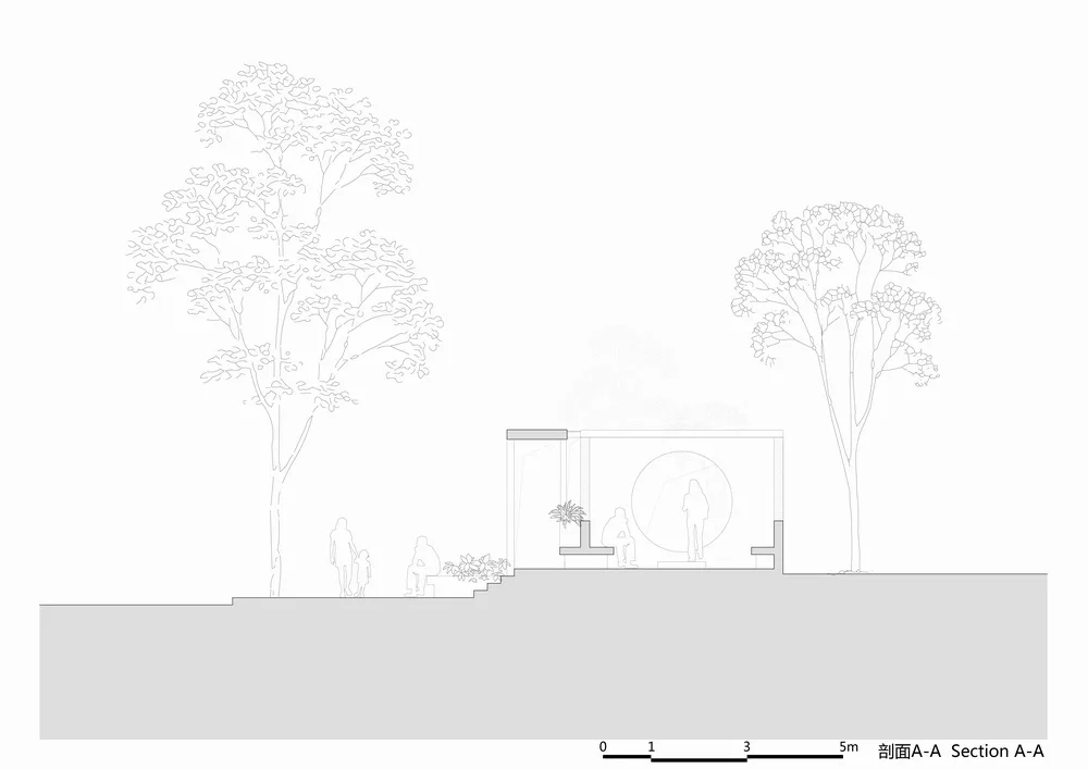 BIM architecture | Multi corridor fence next to residential area/Ziyunzhai building