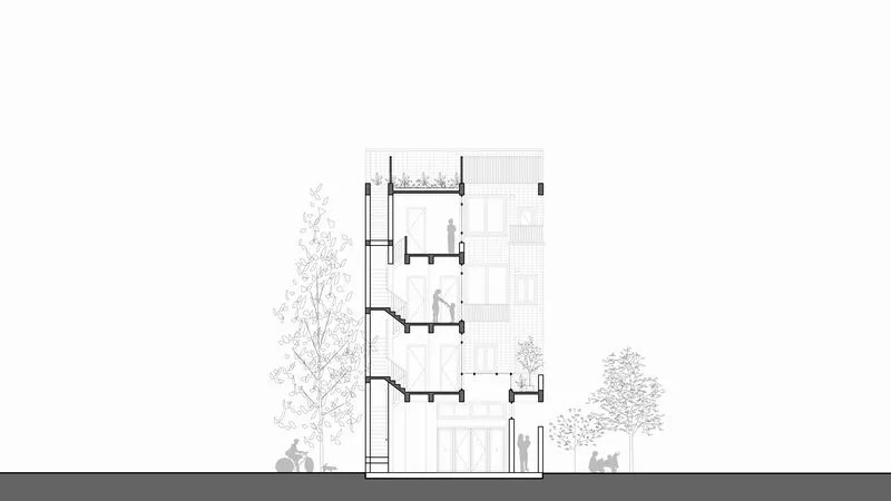 BIM Architecture | Forbes listed architect creates 400 square meter 'terraced house' with 700000 RMB/Toyoma Architects