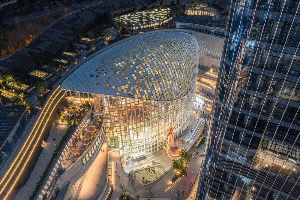 BIM Architecture | Hong Kong Land Chongqing Halo The Ring Shopping Park - PHA Paiang International Architectural Design