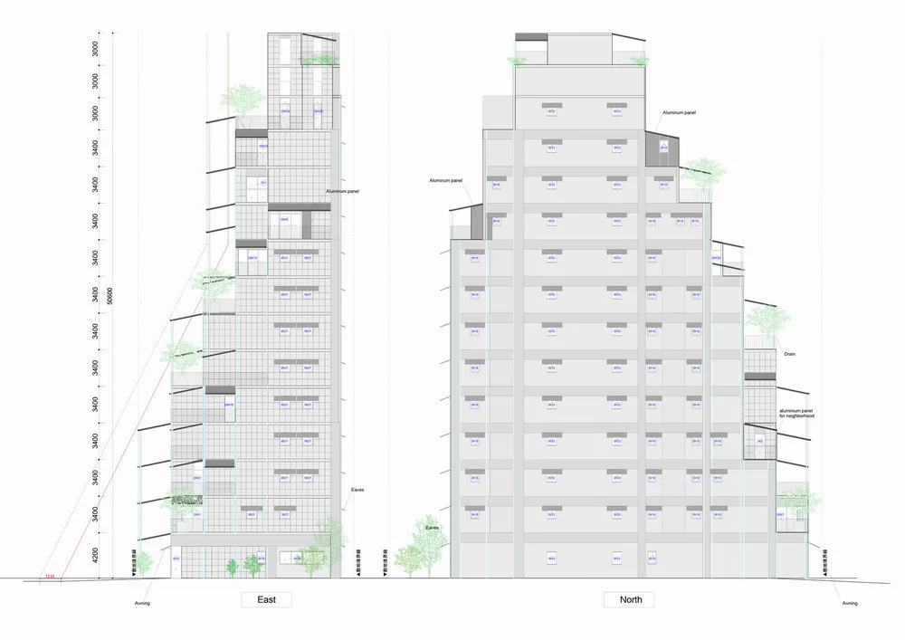 BIM Architecture | Taipei Rooftop Residential/Akihisa Hirata Architectural Design Firm
