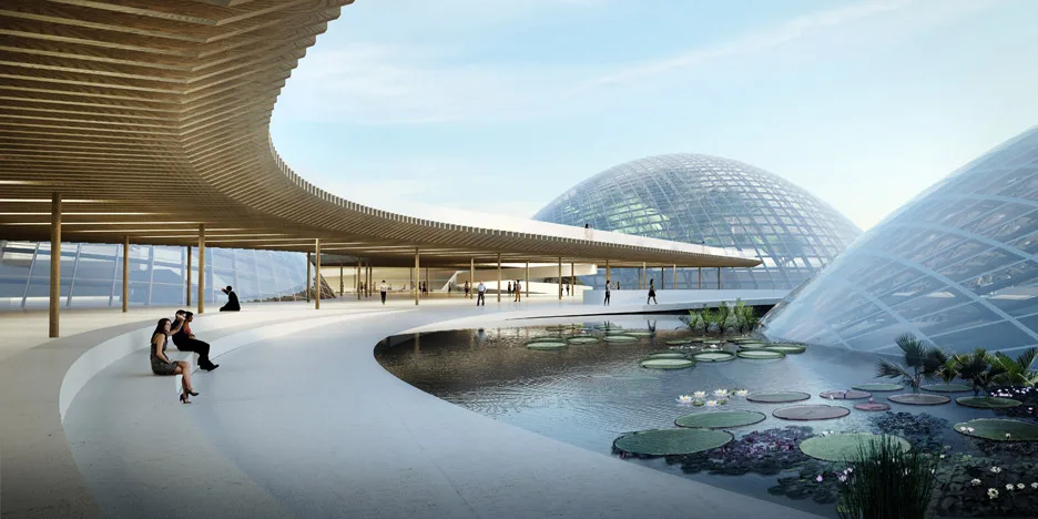 BIM Architecture | Taiyuan Dome Botanical Garden/DMAA, Shanxi