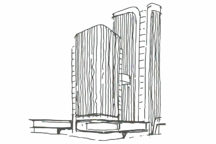 China Merchants Shekou Xi'an Silk Road Center | Olympic Sports Axis, Silk Road Gateway Built Like This