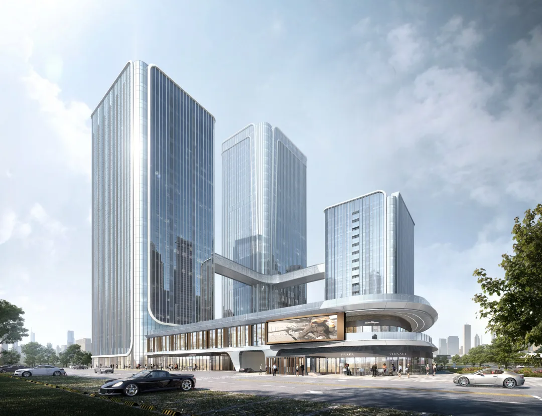 China Merchants Shekou Xi'an Silk Road Center | Olympic Sports Axis, Silk Road Gateway Built Like This