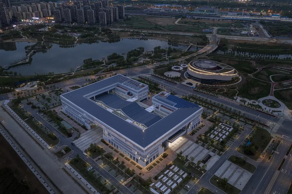 BIM Architecture | Feidong County Government Service Center/Shanghai Huadu Construction (HDD)