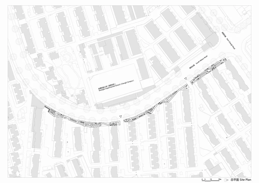 BIM architecture | Multi corridor fence next to residential area/Ziyunzhai building