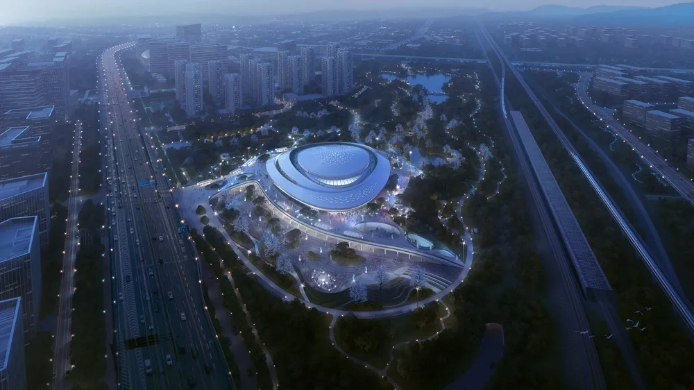 BIM Architecture | Hangzhou Beijingyuan Ecological Park and Esports Center/Zhongnan Architecture