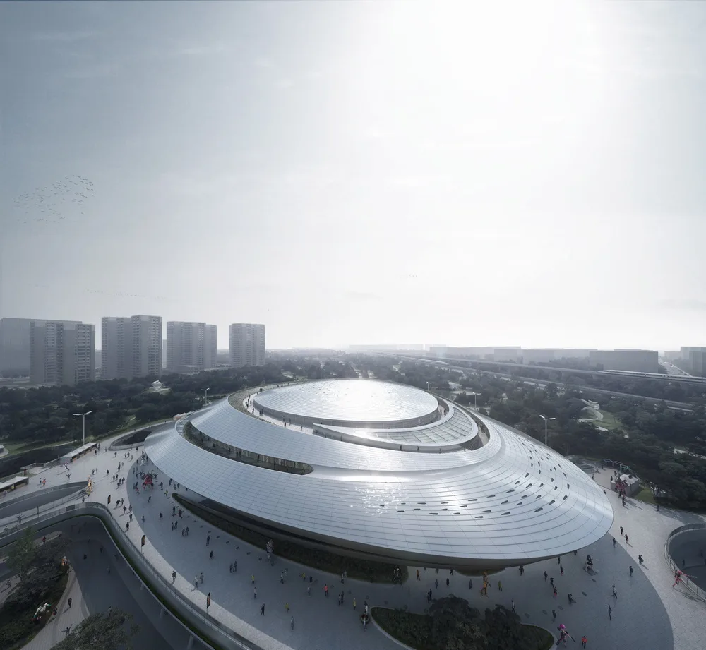 BIM Architecture | Hangzhou Beijingyuan Ecological Park and Esports Center/Zhongnan Architecture