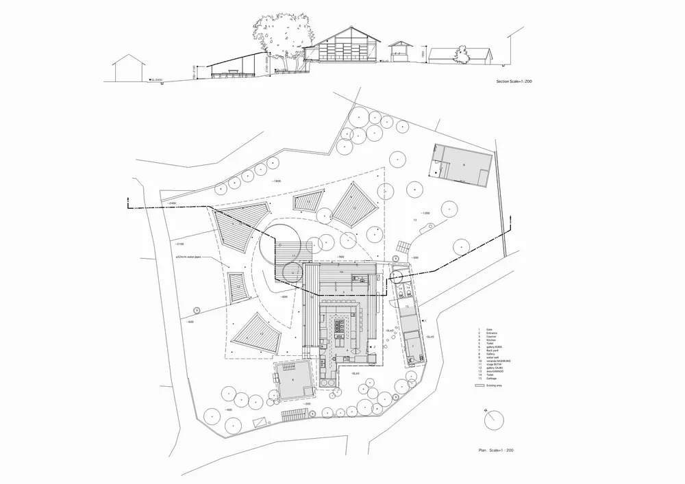 BIM Architecture | Art Restaurant Transformed from Abandoned Houses/Atelier Ryo Abe Works