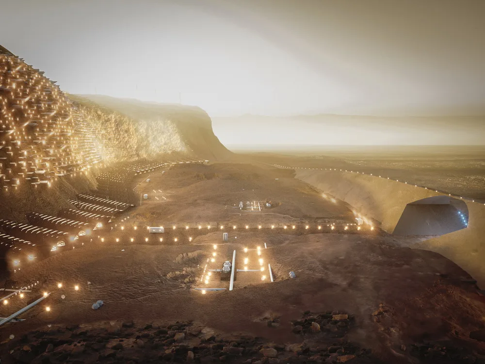 BIM Architecture | CAA LAB | Future Human Habitat | Mars, Here We Are!