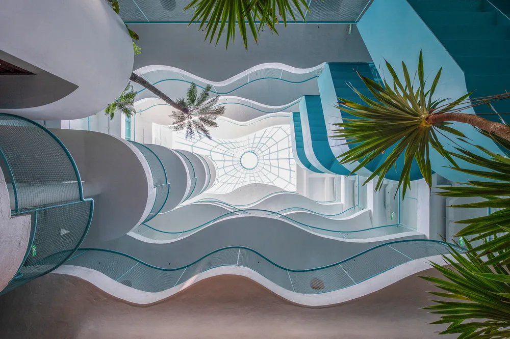 BIM Architecture | If the building is a wave: Le Bouton Hotel/D1 Architectural Studio