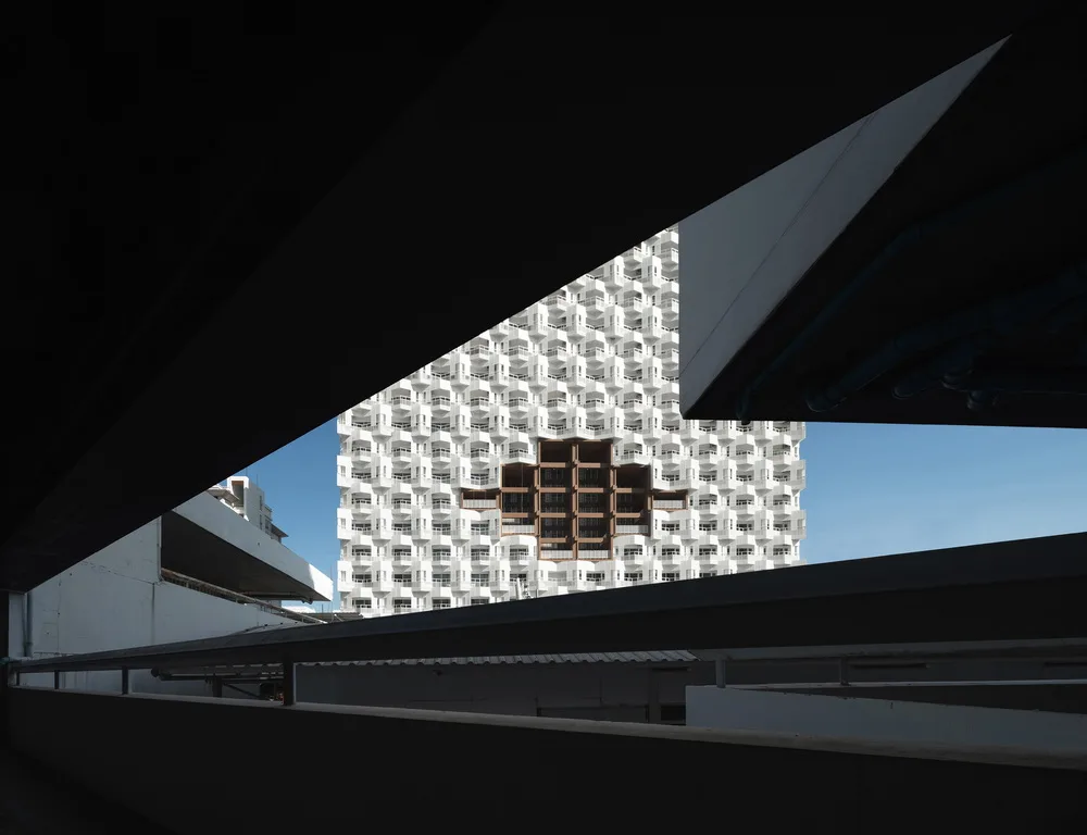 BIM Architecture | White Angel's Skyscraper Courtyard Dormitory Building/Plan Architect