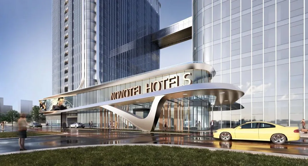 China Merchants Shekou Xi'an Silk Road Center | Olympic Sports Axis, Silk Road Gateway Built Like This