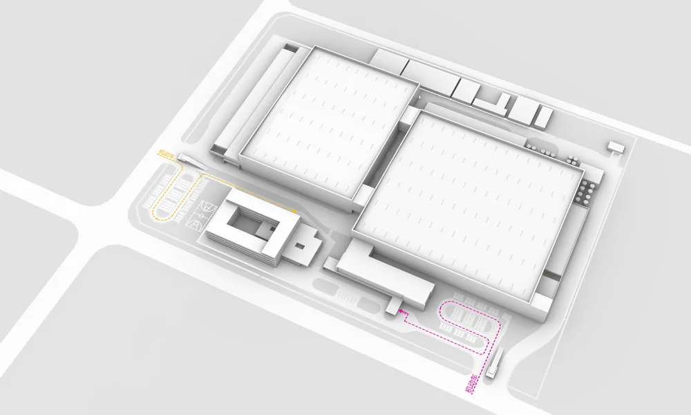 BIM architecture | Ordering soda is as simple as that! Vita Food and Beverage Production Center/ZZT Industrial Building