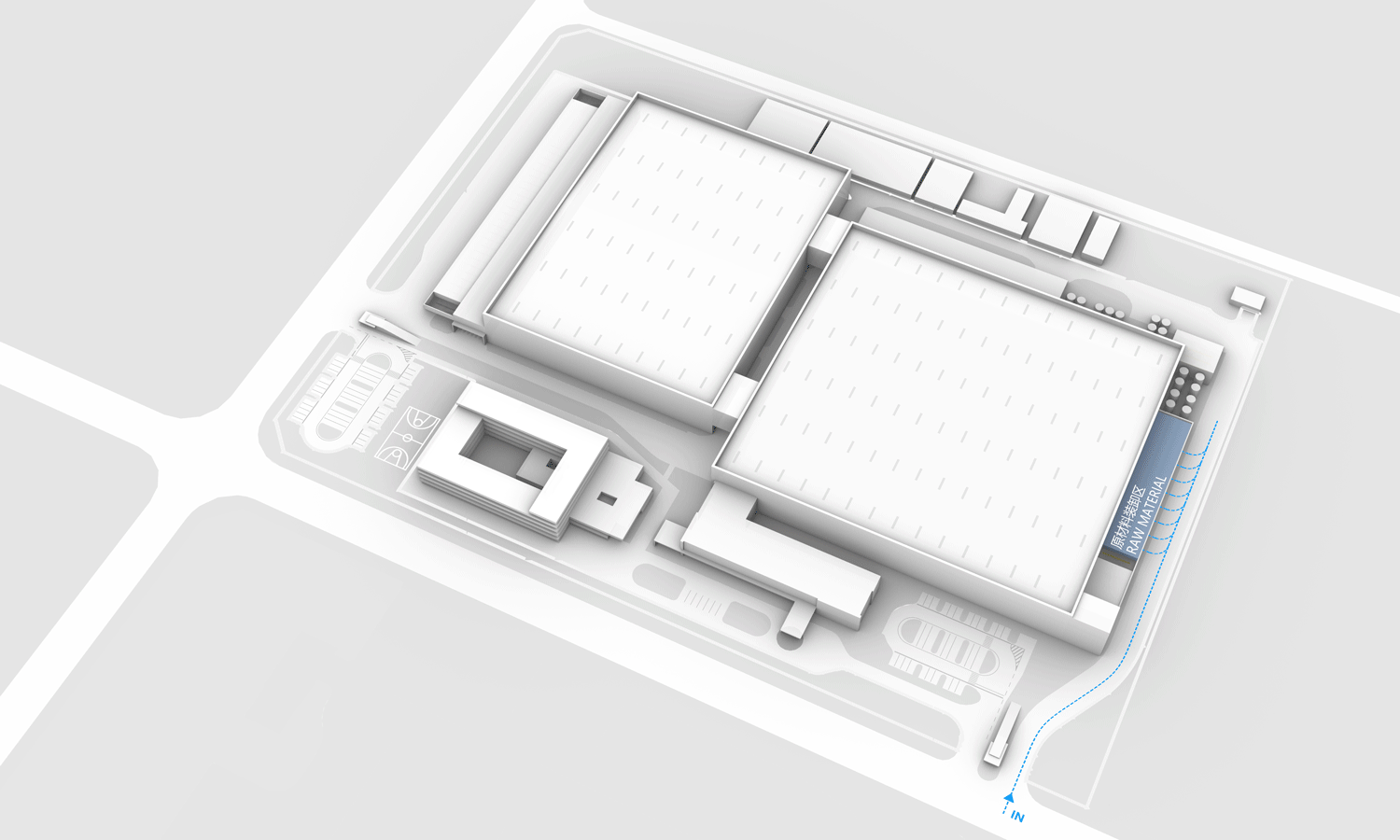 BIM architecture | Ordering soda is as simple as that! Vita Food and Beverage Production Center/ZZT Industrial Building