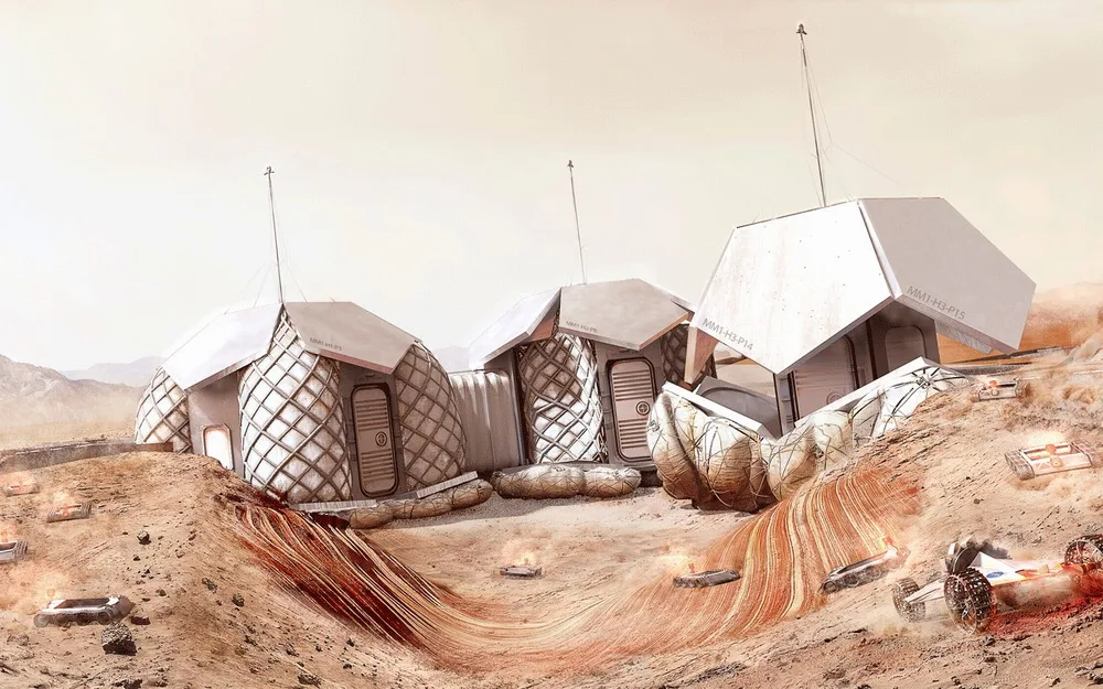 BIM Architecture | CAA LAB | Future Human Habitat | Mars, Here We Are!