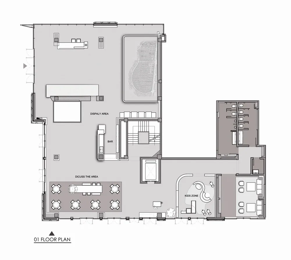 BIM Architecture | Zhongzhou Qingdao Peninsula City State Sales Office/MYP Design Firm