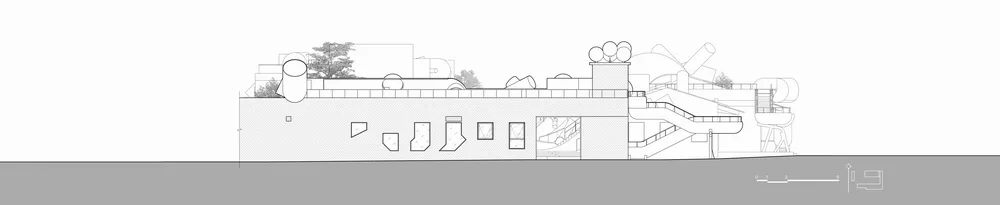 BIM Architecture | Hilltop and Pipe Slide: The Playscape Children's Growth Center/Unaware Architecture