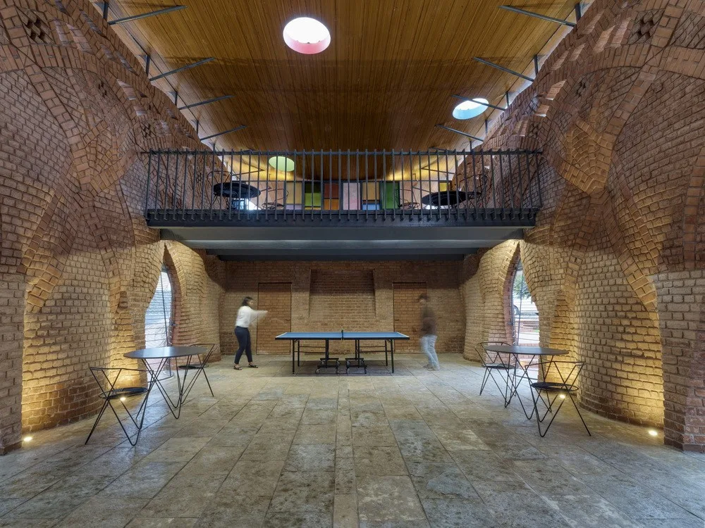 BIM Architecture | Red Oasis in Reinforced Cement/PMA Madhushhala