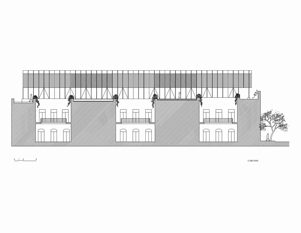 BIM Architecture | New Ideas for Building Protection - Adding a Roof to Old Structures/PRODUCORA Firm