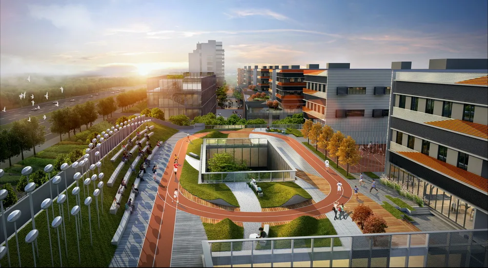 BIM Architecture | China's First Professional E-commerce Industrial Park: Cainiao Jinyi E-commerce Industrial Park/Zhubo Design · Beijing Company