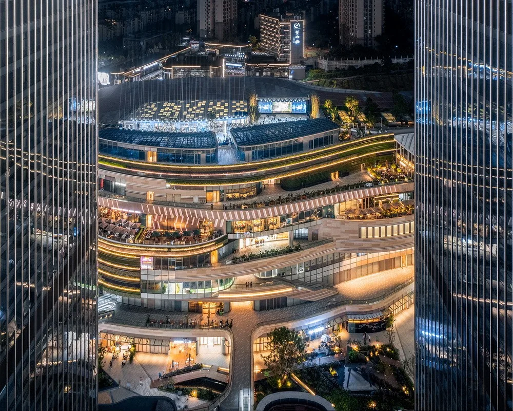 BIM Architecture | Hong Kong Land Chongqing Halo The Ring Shopping Park - PHA Paiang International Architectural Design