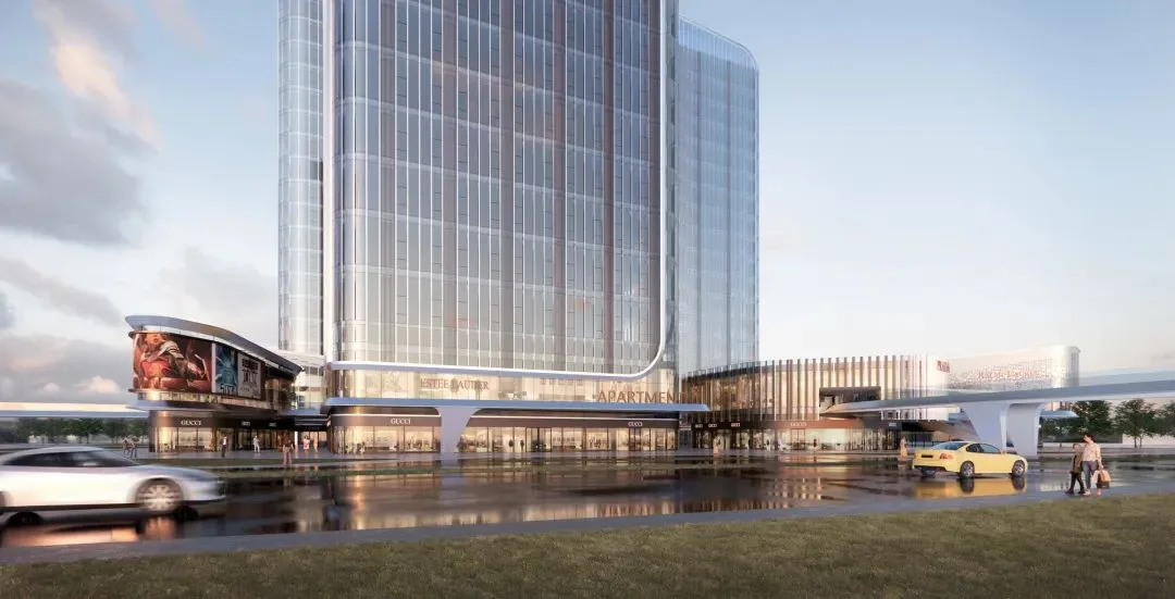 China Merchants Shekou Xi'an Silk Road Center | Olympic Sports Axis, Silk Road Gateway Built Like This