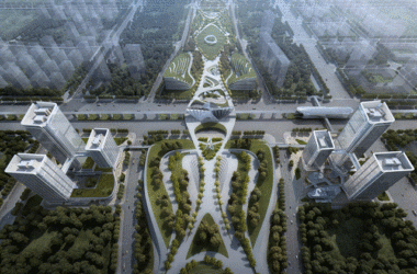 BIM Architecture: China Merchants Shekou Xi'an Silk Road Center by Shanghai Sanyi-BIM WORLD