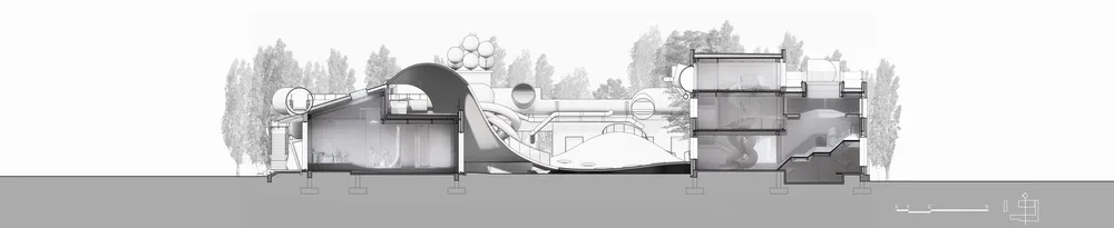 BIM Architecture | Hilltop and Pipe Slide: The Playscape Children's Growth Center/Unaware Architecture