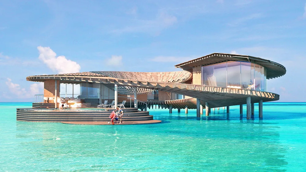 BIM Architecture | Kengo Kuma Saudi Arabia Resort Solution: undulating between water and land