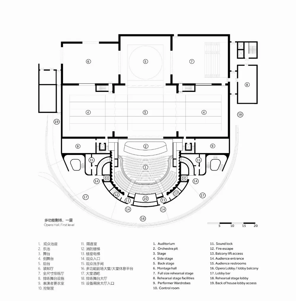 BIM Architecture | Shunde Opera House/Nordic Office of Architecture, Guangdong