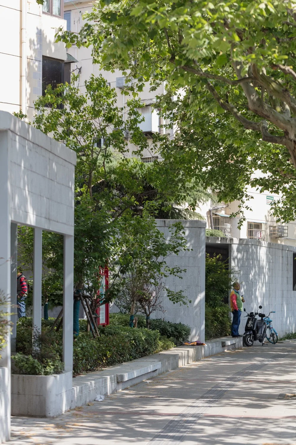 BIM architecture | Multi corridor fence next to residential area/Ziyunzhai building