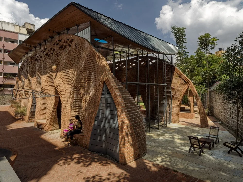 BIM Architecture | Red Oasis in Reinforced Cement/PMA Madhushhala