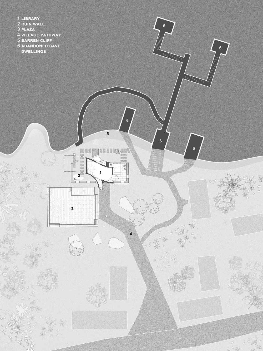BIM Architecture | Micro Architecture Series II - Ruins Book House/One Tree Building