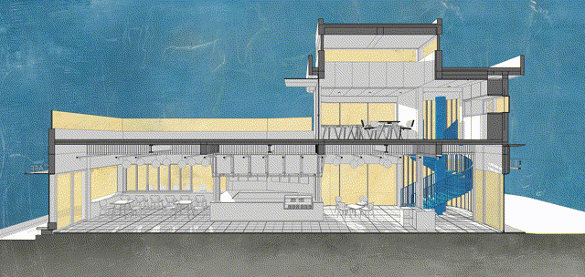 BIM Architecture | Architectural Renewal of Longshang Bookstore at East China University of Science and Technology - Reshaping the Place of Light and Memory/畎 Mu Architecture