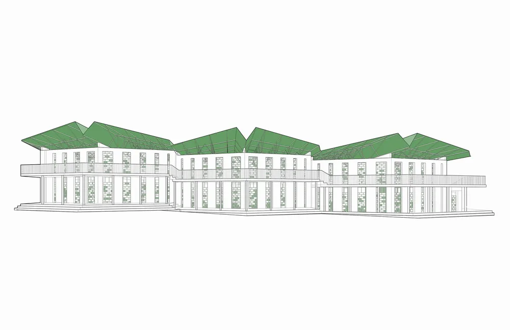 BIM Architecture | Modular Campus Construction, Responding to Site Environment and Cost Limitations/Studio PHH Architects