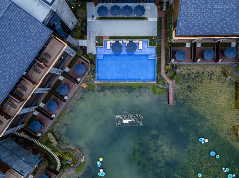 BIM Architecture | Texture Stitching: Nanjing Guchengwan Kaiyuan Resort Hotel/Meng Fanhao - Gad × line+