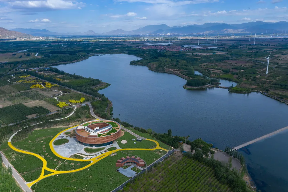 BIM Architecture | Floating Bird Nests on Wetlands - China Huailai Wetland Museum/Tianyou Design