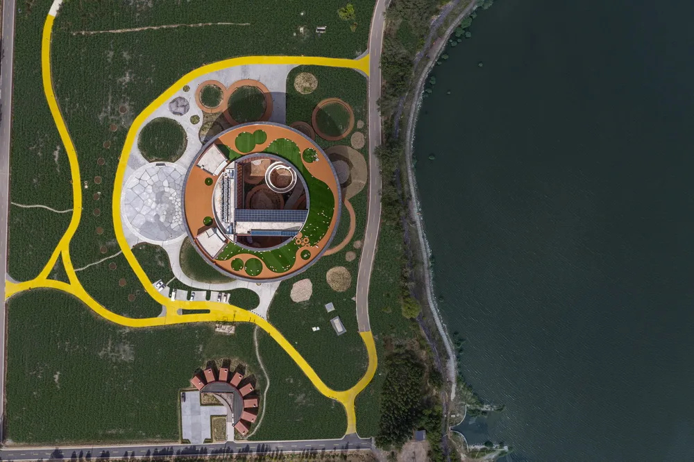 BIM Architecture | Floating Bird Nests on Wetlands - China Huailai Wetland Museum/Tianyou Design