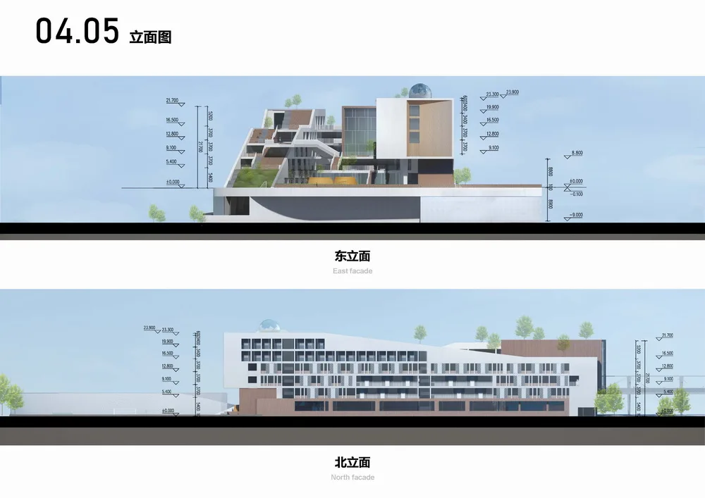 BIM Architecture | Shenzhen Longhua Qingquan Foreign Language School (Junior High School)/Yijing Architectural Design