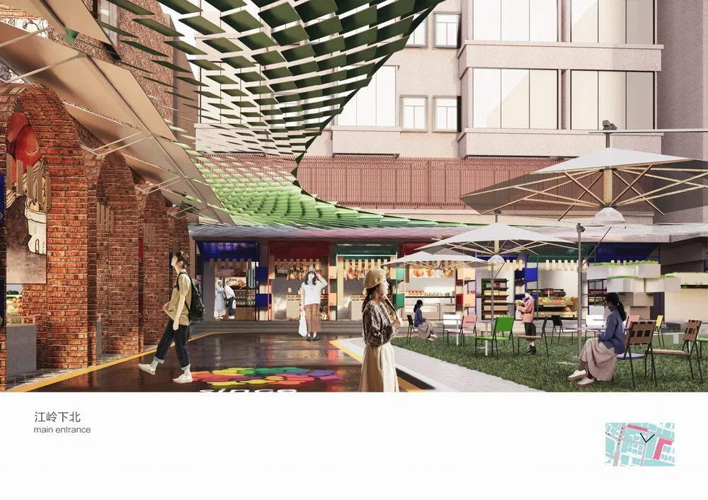 BIM Architecture | Colorful, Poetic Everyday: Renovation of Guangzhou Dongshan Meat and Vegetable Market/Aosilently Studio