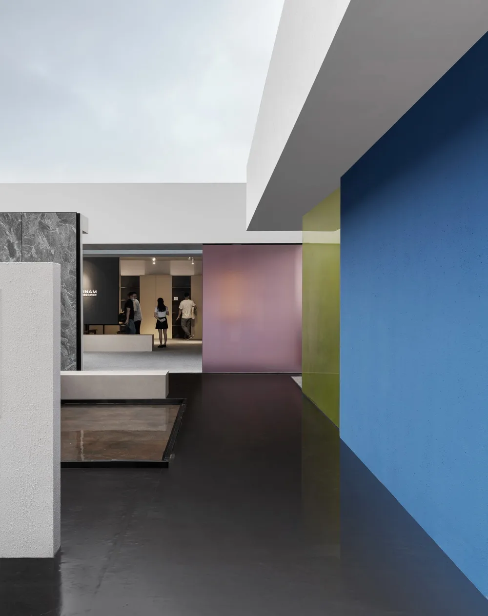 BIM Architecture | Translating Suprematism Painting into Three Dimensional Space: Layered Rock Shadow Exhibition Hall/Puju Design Research Laboratory
