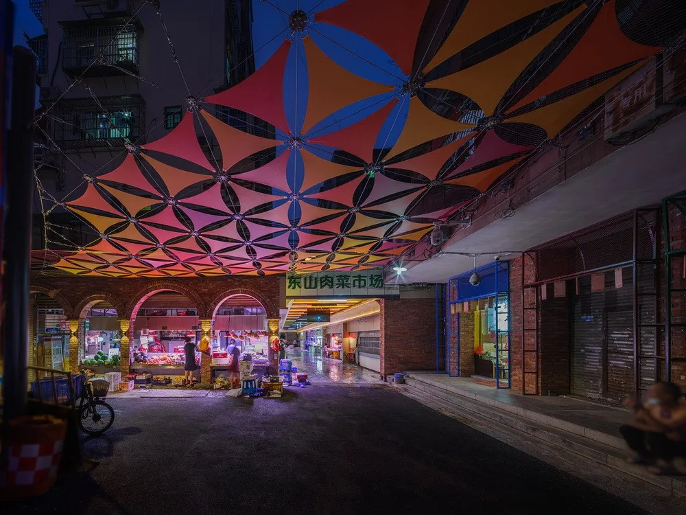 BIM Architecture | Colorful, Poetic Everyday: Renovation of Guangzhou Dongshan Meat and Vegetable Market/Aosilently Studio